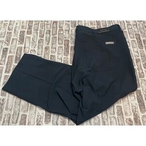 Dunning Golf Pants NWT  40x26 Performance Dress Pants Pleated Navy Blue Stretchy